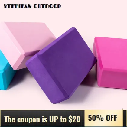 EVA Block for Yoga Thickening Yoga Blocks Environmental Protection Yoga Cubes Auxiliary Supplies Foam Bricks 6 Colors Available