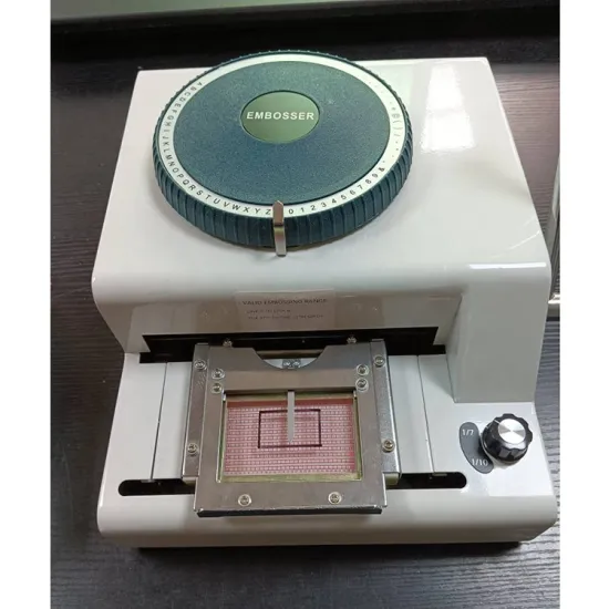 Factory Supply Manual Dog Tag Embossing Machine