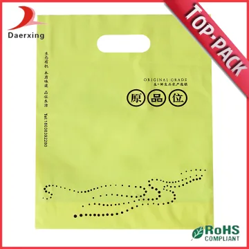 Heat Sealing Die Cut Promotional Plastic Bag