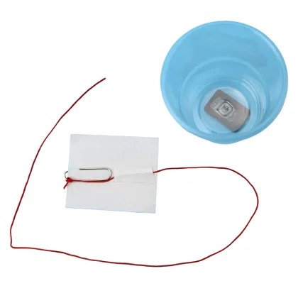 Magnetic Suspension Floating Paper Swans Science Experiment Toy for Kids