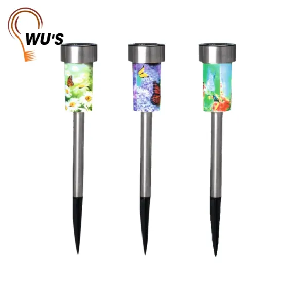 Super bright anycolor 3D garden decorative solar lights outdoor solar stick light