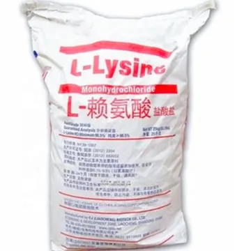 25kg Bag of 98.5% L-Lysine Hydrochloride for Poultry Feed Raw Materials