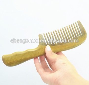 Wide Tooth Brazilian Sandalwood Comb for Hair with Aromatic Smell Matic Smell Comb