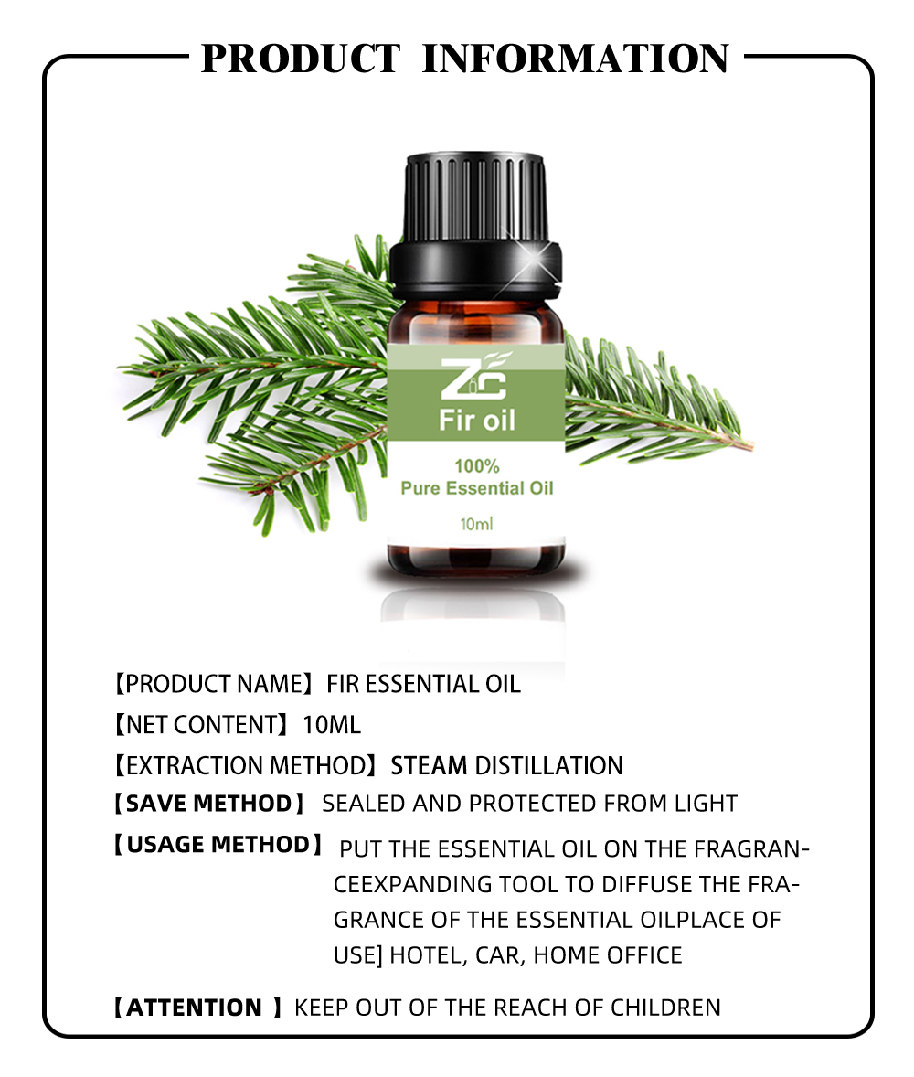 High Quality Pure Natural Fir Essential Oil for Aroma