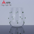 Irregular dot glass juice cup glass breakfast cup