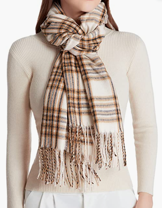 winter long soft warm tassel shawl Stole Scarf