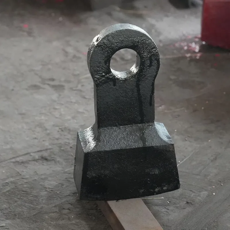 Low-Cost High-Chrome Crusher Hammer Head for Mining Applications