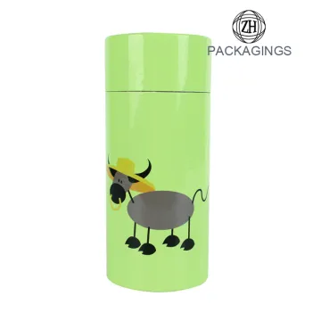 Gloss logo printing round hat paper mailing box