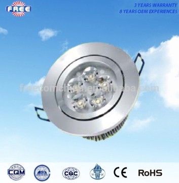5w LED ceiling lamp shell aluminum alloy environmental round,widely used for shopping mall,supermarket,hotel,household