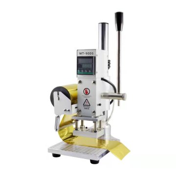 WT-90DS Hot Foil Stamping Machine - Small Hot Stamping Machine for Leather Embossing and Foil Printing
