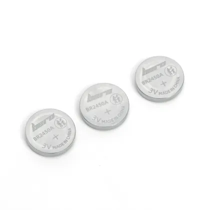 BR2450A is a 3V lithium disposable button battery