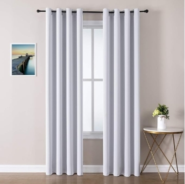 Hot Sale Polyester Thermal Insulated Blackout Curtains for Bedrooms and Living Rooms