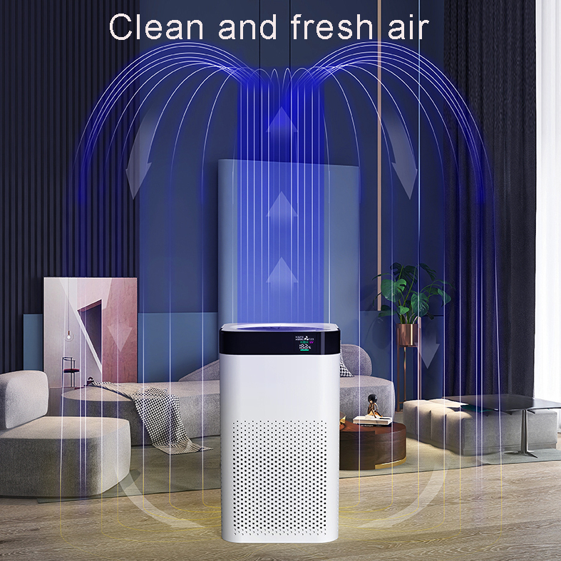 Uv light disinfection anion Air Purifier