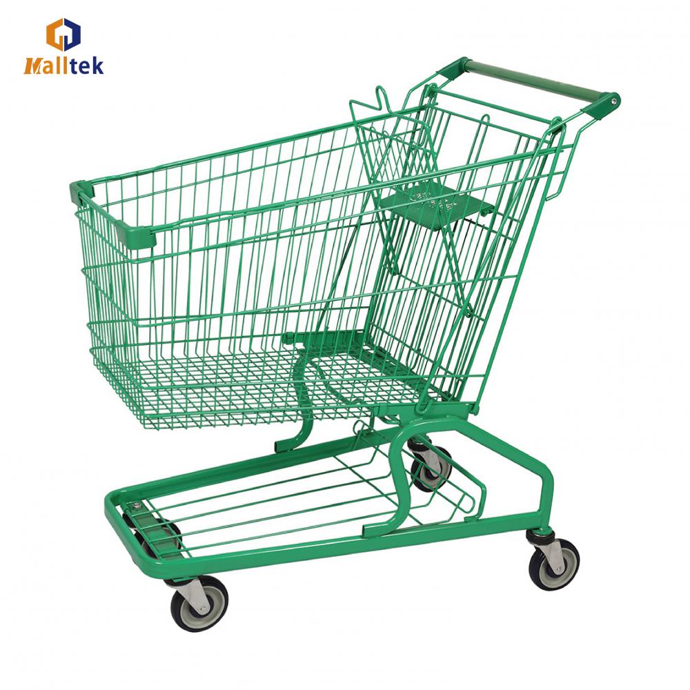 Green Large Capacity German Shopping Trolley