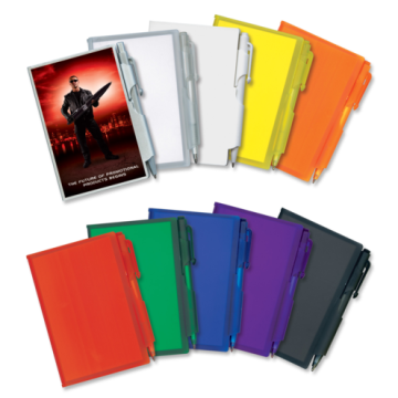 Promotional PP Notebook With Pens - Low Moq