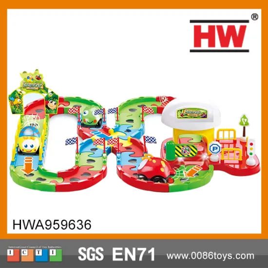 Hot Selling funny DIY kids plastic track toy