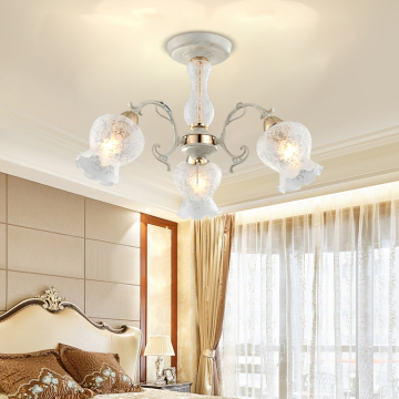 HUAYI New Arrival Cheap Price Metal Glass E27 60w LED Ceiling Light