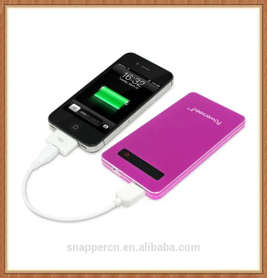 2017 Aluminum USB Battery Portable Power Bank 4000mAh