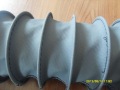 Grå silikongummi tyg för brandbeständiga gardiner
