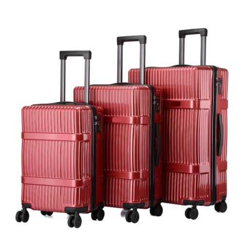 Different size luggage set sighting trip fashion trolley