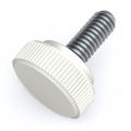 M3 knurled stainless steel Large head screw