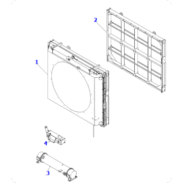 Loader WA1200-3Oil Cooler ASS42C-03-15110