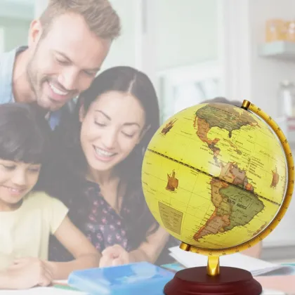 25cm Luminescence Globe World Earth Ocean Map Ball Geography Learning Educational Beach Ball Kids Geography Educational Supplies