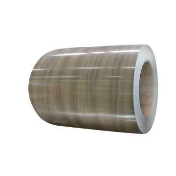 Wood pattern pvc film laminated aluminum coil