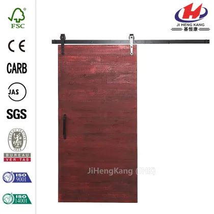 Barn Door with Arrow Sliding Door Hardware Kit