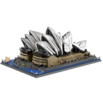 WANGE 8210: set di mattoni di costruzione di modelli di casa dell'opera di Sydney - una meraviglia architettonica in miniatura
