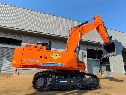 Lonking 95T Excavator with Volvo Engine - Large Orange Construction Equipment