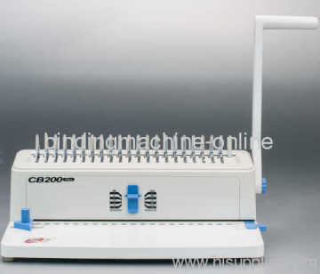 Manual Plastic Comb Binding Equipment 