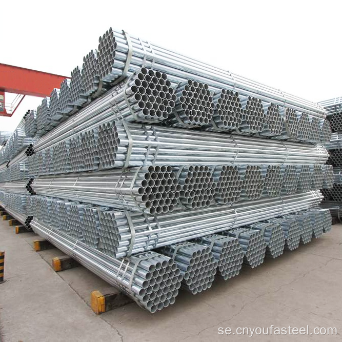 ASTM A36 galvaniserat stålrör