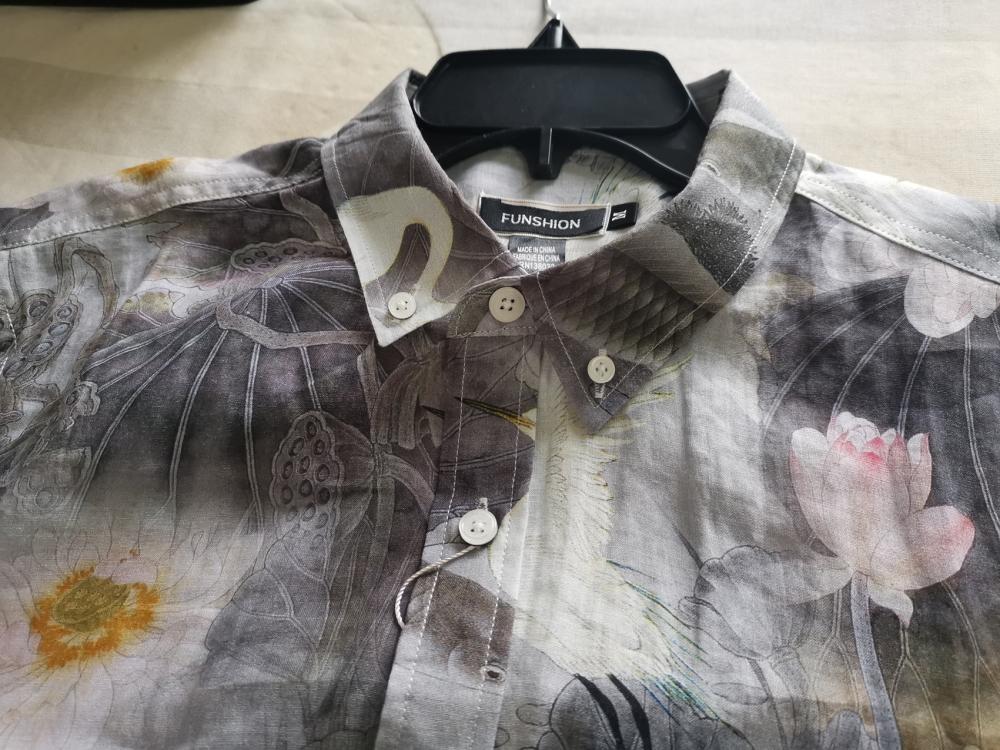 Men Casual Digital Print Short Shirt 5