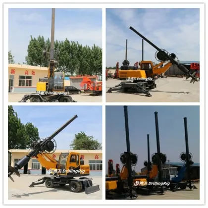best quality construction machinery piling machine with cockpit, pile driver