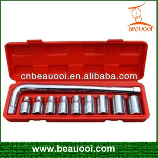 10pcs 1/2" DR socket tool set