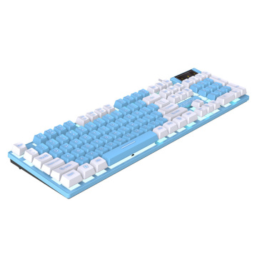 LVKI-Q8 Game Double Spell Wired Keyboard: Desktop Computer Accessory for Enhanced Gaming Experience