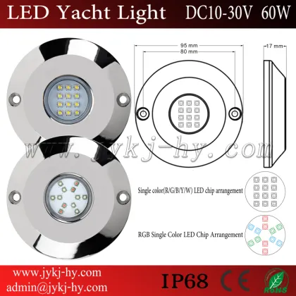 Round underwater lights, IP68 underwater lamp , underwater LED flood lamp