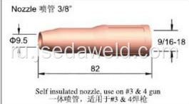 Сварочное газовое сопло TWC