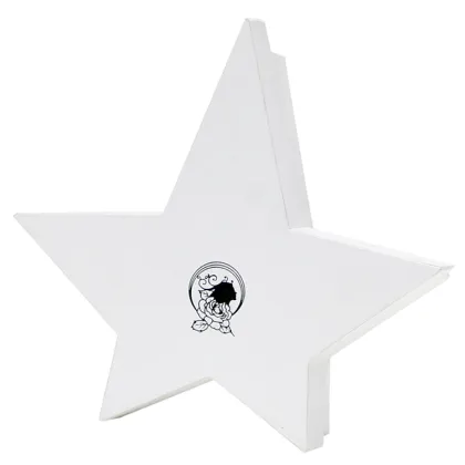 Five Pointed Star Shape Cardboard Gift Paper Box