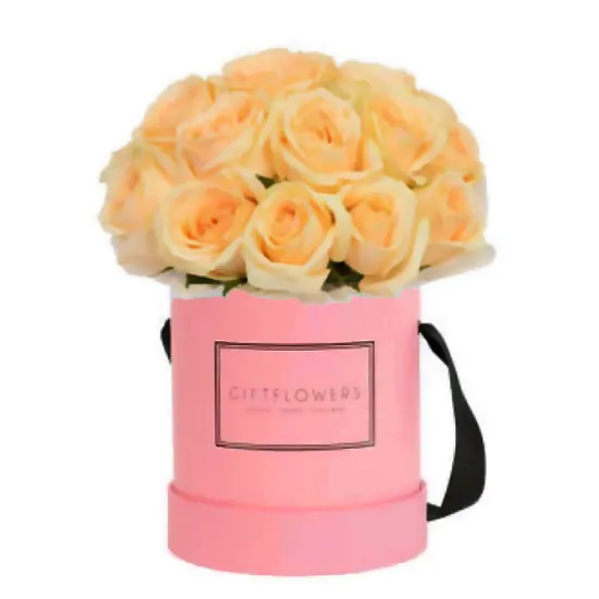 Custom handmade large Flower Box With Ribbon