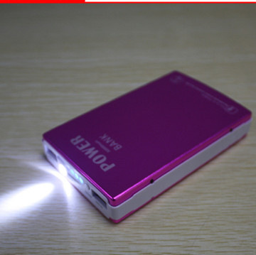 10000mah high capacity metal dual output power bank