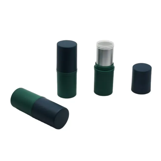 Aluminum-Coated 18g Round Lipstick, Lip Balm Tube, and Sunscreen Stick