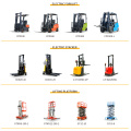 1T Stand Up Hydraulic Forklift Electric Reach Stacker