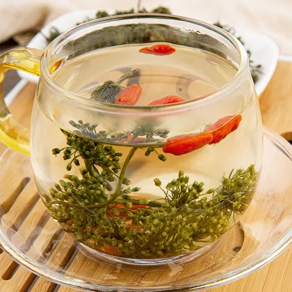 100% Pure Chinese Herbal Tea: Free Sample of Dried Ginseng Flower Tea (Sanchi Flower)