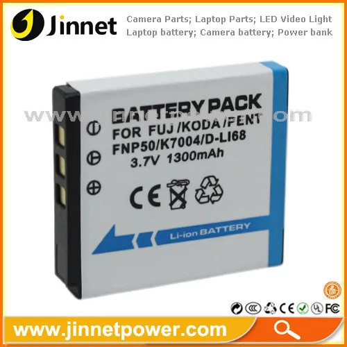 Compatible Camera Battery For Fuji Kodak Pentax Np-50 Klic-7004 D-li68 