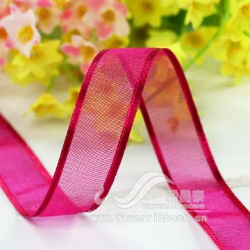 wholesale decorative Satin sheer Organza Ribbon