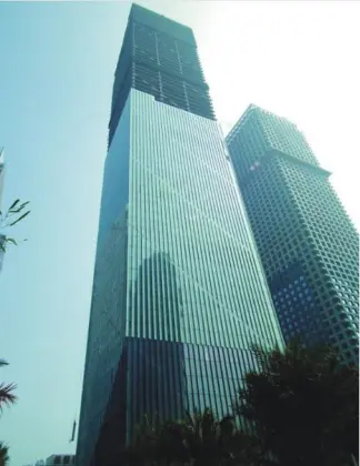 Lee Tong Plaza glass curtain wall