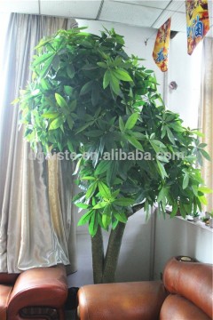 Home garden creepers decoration 180cm Height artificial green Pachira aquatica tree EFCS05 2902