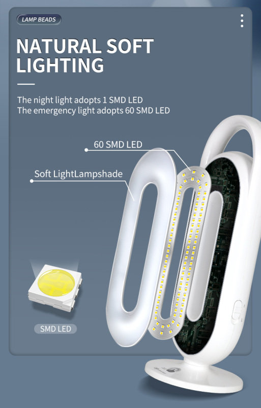 Multifunction Rechargeable High Power LED Emergency Light